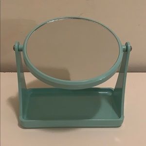 blue reversible mirror
